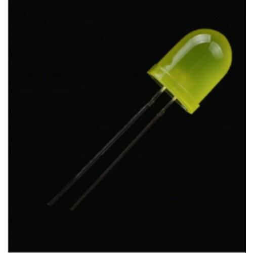 10MM/F10 round head LED light-emitting diode LED lamp beads white hair white red emerald green yellow blue highlight long feet