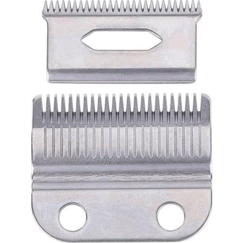 2pcs Professional Stainless Steel Detachable Clipper Replacement Blade