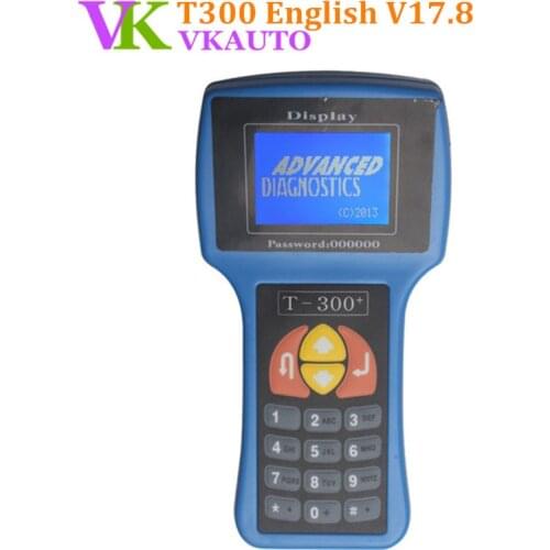 2017 T300 V17.8 Auto Key Programmer T 300 Has English or Spanish Version for Optional Free Shipping