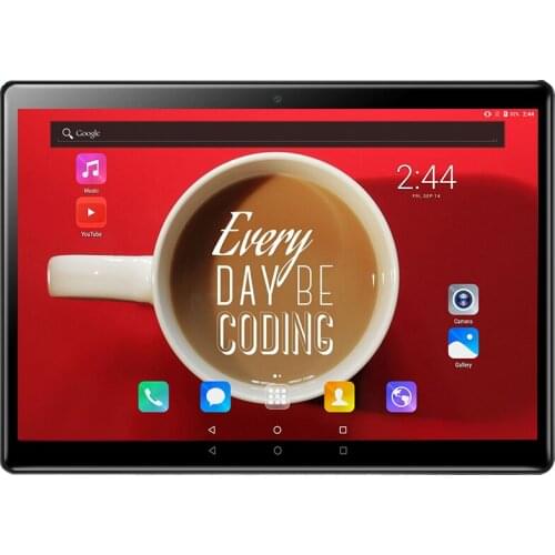 2021 Newest Android 7.0 Deca Core 10 inch Tablet PC 6GB RAM 64GB ROM 5G WIFI GPS 4G LTE Phone Call 2.5D Glass 1920*1200 IPS Gift