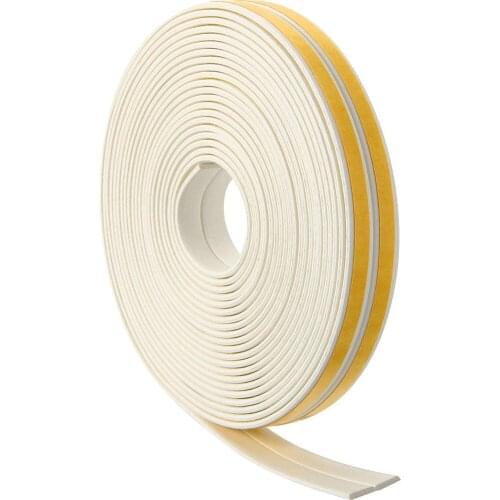 5M Draught Excluder Weather Seal Strip Noise Insulation Door Window Foam Tape For Home Bathroom Decor Accessories