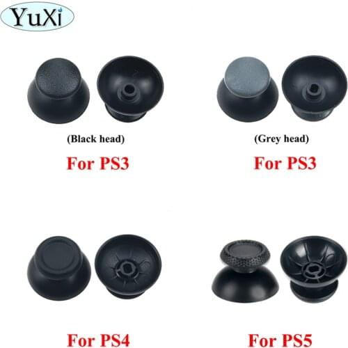YuXi Analog Cover 3D Shell Thumb Stick Joystick Thumbstick Mushroom Cap For Sony for PlayStation 5 PS5 Controller Accessories