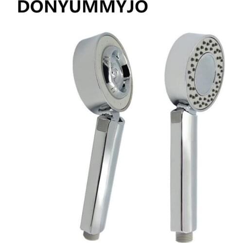DONYUMMYJO 1pc High Pressure Water Saving ABS Hand Both Sides Of The Shower Bathroom Shower Head Sprayer