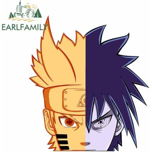 EARLFAMILY 13cm x 11.6cm for Ninja Funny Car Stickers Motorcycle Bumper Window Car Accessories Waterproof DIY Occlusion Scratch