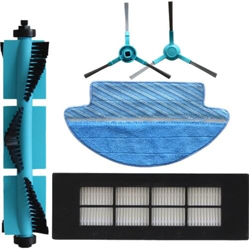 Cost-effective Spare Kit for Cecotec Conga 3090 Robot Vacuum Main Roller Side Brush Hepa Air Filter and MicroFiber Mop Cloth