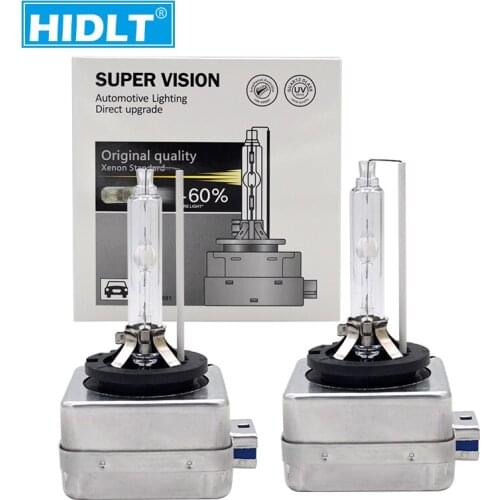 HIDLT 2PCS New OEM 35W 55W D8S Xenon HID Bulbs 4300K 5000K 8000K 6000K D8S HID Xenon Lamp Car Headlight Replacement D8S Bulb