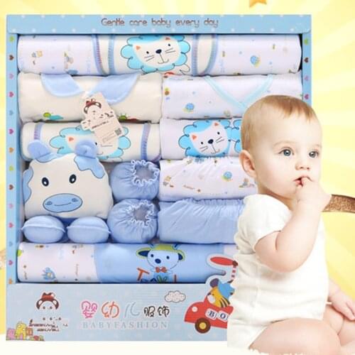 20pcs Baby Boys Girls Clothes Set For Newborn Bibs Cap Socks Blanket Cotton Toddler Infant Baby Clothing Outfit Gift 0-6 months