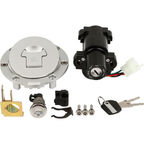 Motorcycle Fuel Gas Cap Ignition Switch Lock Key For Honda CBR600 F4 99-00 CBR600 F4I 01-02