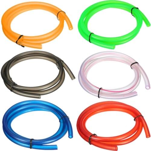 Motorcycle Hose 1Meter 1M Petrol Fuel Line Hose Gas Oil Pipe Tube Nylon Soft For Mini Moto Dirt Bike Honda Suzuki Yamah