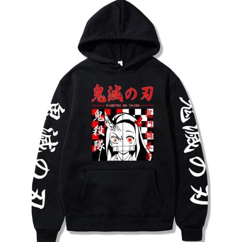 Demon Slayer Kimetsu No Yaiba Printed Men/women Hoodie Long Sleeve Sweatshirt