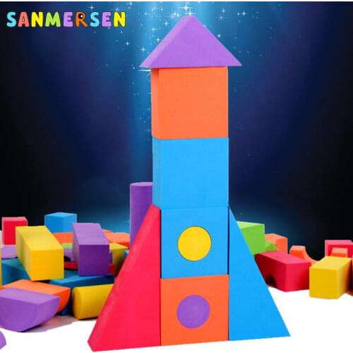 Small Size Kids Colorful Software Blocks Kits Toy Children Bricks Education Model Building Toy Baby Intelligence Develop Toys