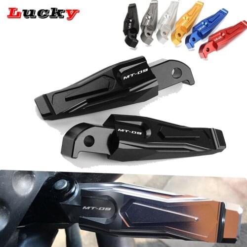 Motorcycle Rear Passenger Footrests Foot pegs Foot Rests Pegs Rear Pedals For Yamaha MT-09 MT 09 MT09 TRACER FZ09 FZ-09 FJ09