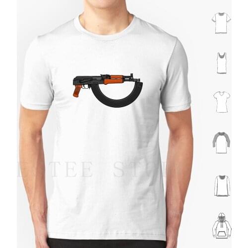 Extendo Clip Ak47 T Shirt Men Cotton 6Xl Rifles Ak Ak47 Banana Clip Extendo Hunting Guns Gun Gun Collector Kalashnikov Choppa