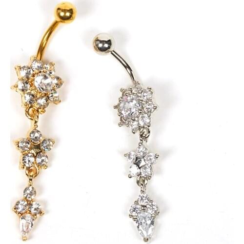 Silver Exquisite Belly Button Nail Popular in Europe Weight Ring 8g America Button Belly Wholesale and Online