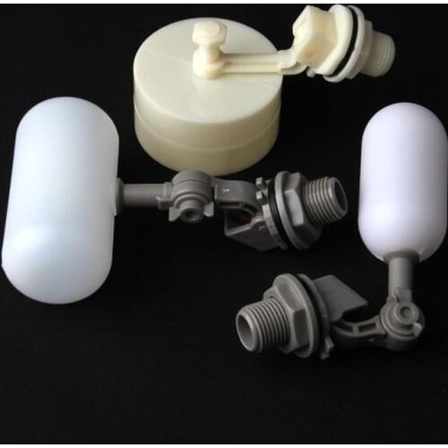 2pcs 1/2" ABS Floating Ball Valve Regulated Level Adjustable Water Level Aquarium Fish Tank Pool Water Replenishment Control