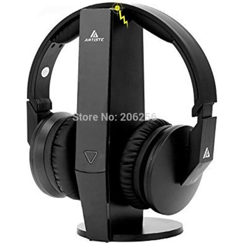 Wireless TV Headphones ARTISTE Hi-Fi TV Earphone Headset On-Ear Headset For TV,Hi-Fi Sports Gaming Volume Control with 3.5mm