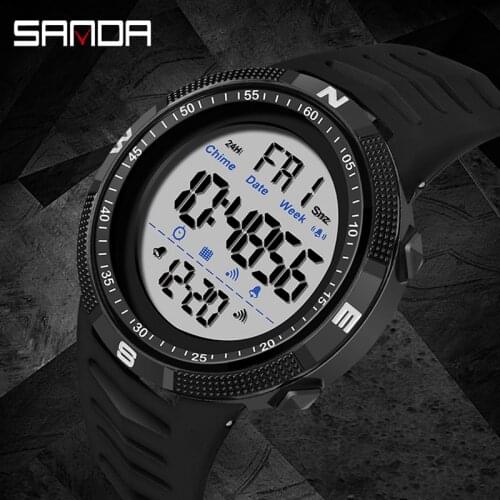 BASID Top Brand Luxury Mens Sports Watch Army Military Waterproof Electronic Digital Clocks Wristwatches Male Casual Fashion