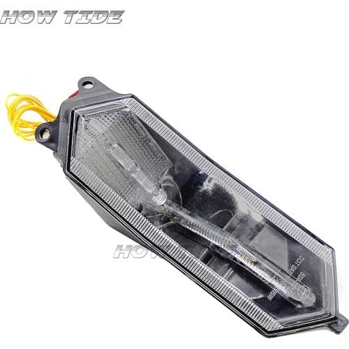 For Yamaha YZF R1 R1M R1S 2015 2016 2017 2018 2019 E-Mark Rear Tail Light Brake Turn Signals Integrated LED Light