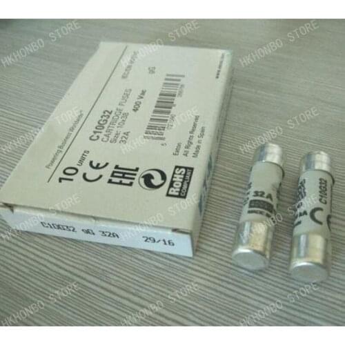 Cartridge Fuse 500VAC C10G1 C10G2 C10G4 C10G6 C10G8 C10G10 C10G12 C10G16 C10G20 C10G25 C10G32