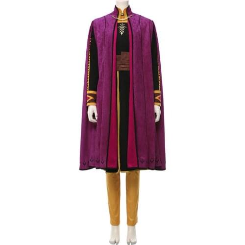 Anna Costume Anime Dress Adult Halloween Carnival Costume Uniform Gown Fancy Dress