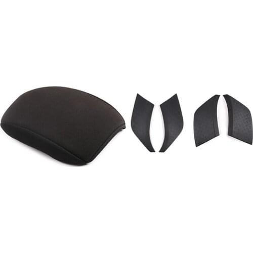 Seat Armrest Center Console Box Cover with 4Pcs Car Front Rear Side Bumper Cover Trim,for Land Rover Defender 110 2020