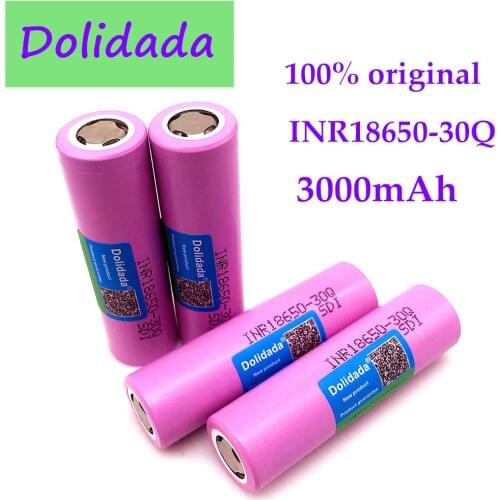 18650 3000mAh 30Q battery 3.6V Discharge li-ion Rechargeable Batteries 30A large current INR18650 high brain lithium battery
