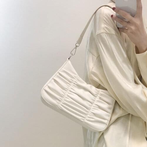 Fashion ins hot Pleated Chain Handbag Purses Women Crossboody Bags 2021 New Brand Ladies Shoulder Messenger bags Qualited