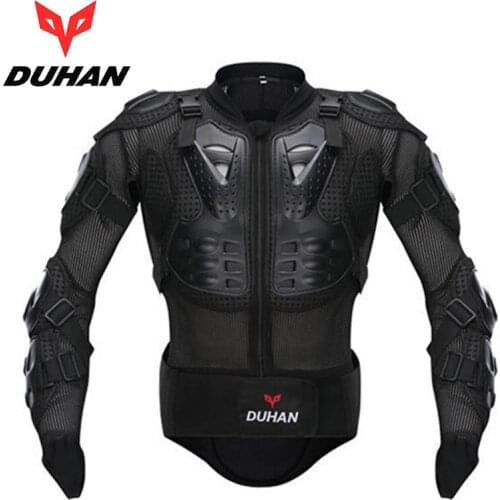 DUHAN Motocross Full Body Armor Jacket Men Racing Spine Chest Protective Jacket Gear Motorcycle Riding Body Protection Guards