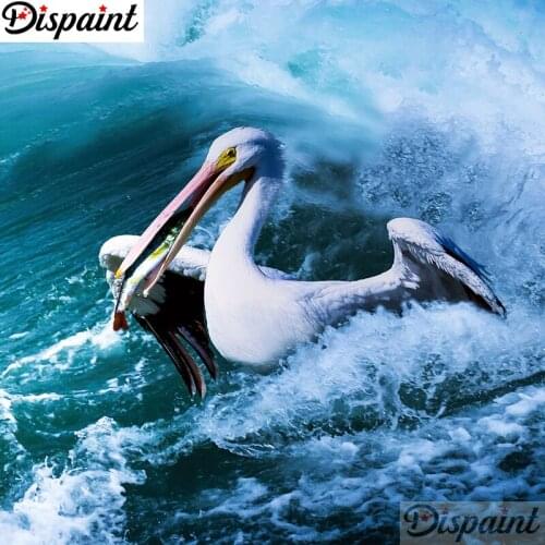 Dispaint Full Square/Round Drill 5D DIY Diamond Painting "Animal bird landscape" 3D Embroidery Cross Stitch 5D Home Decor A18944
