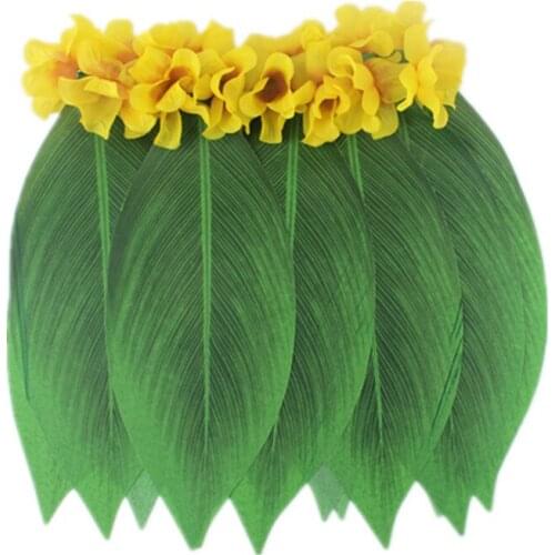 New Christmas Ball Hula Dance Performance Costume Holiday Photo Holiday Accessories Hawaii Party Leaf Hula Skirt