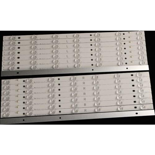 Nuevo Kit, 16 Uds., 7LED tira de LED para iluminación trasera para Panasonic TV TX-55AX630B TX-55AX630E TB5509M 550TV01 550TV02
