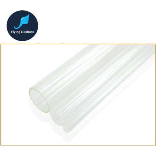 Transparent DIY Acrylic Tube PMMA Pipe (50cm/Piece) OD25 30 32 40 50 60 70mm