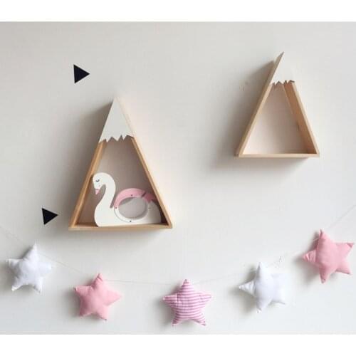 INS Nordic Cotton Star Hanging Garland String Ornaments Best Gifts For Girls Children Room Decoration Banners Pennant Photo Prop