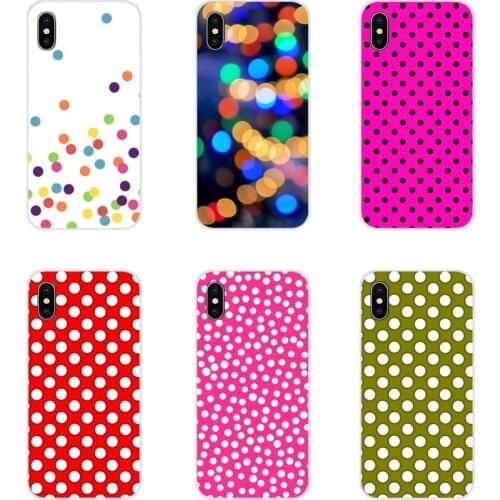 High-End Accessories Polka Dots For Xiaomi Mi4 Mi5 Mi5S Mi6 Mi A1 A2 5X 6X 8 9 Lite SE Pro Mi Max Mix 2 3 2S Silicone Phone Case
