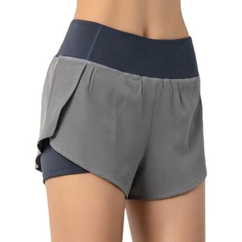 Women Double Leggings Side Pocket Running Leggings Breathable Quick Dry Sport Women Leggings Workout Fitness Sportwear