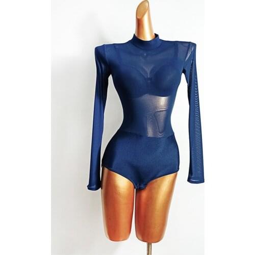 2020 New Latin Dance Dress Women Bodysuit BY52 Long Sleeve Tops Performance Costume Dancing Cloth Belly Chacha Ballroom Dresses