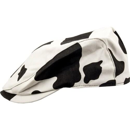 The star is the same as the lovely Cow pattern beret of Japan summer retro leisure duck tongue forward cap childrens hat