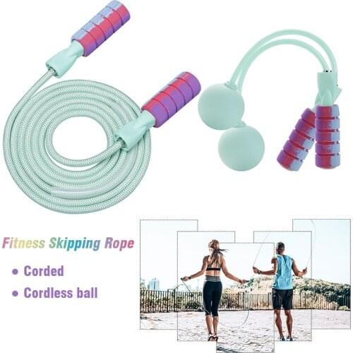 1Pc/2Pcs Fitness Fast Speed Skipping Rope Gym Sports Training Weight Loss Jump Rope
