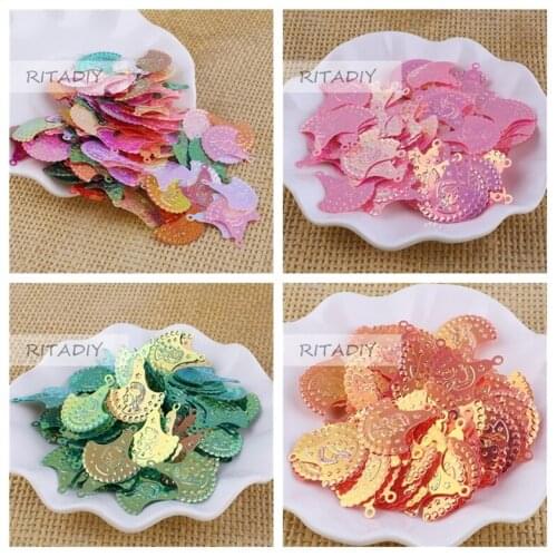 250pcs 25mm Large Anchor Sequins PVC Flat loose sequins Paillette sewing wedding Decoration craft dress clothing DIY Accessories