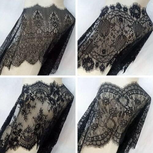 High quality export mesh yarns lace eyelashes lace handmade diy clothing accessories dresses wedding curtain materials