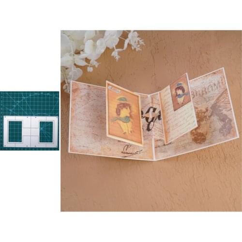 YaMinSanNiO 3D Pop-up Metal Cutting Dies 2021 For Techo Scrapbooking DIY Paper/photo Cards New Design Embossing Dies Cut Album