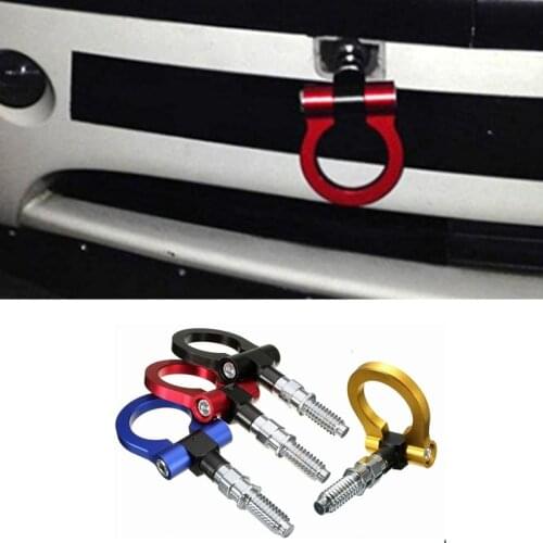 4 Colors Universal Aluminum European Model Car Auto Racing Tow Hook Towing Trailer Ring