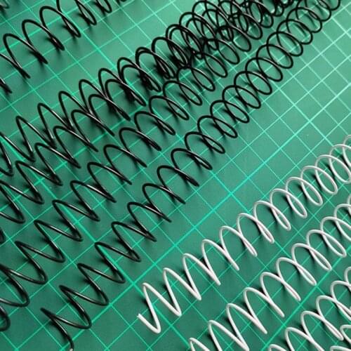 40pcs/Lot A4 30Hole Metal Steel Spring Spiral Ring Punch Wire Binding 300mm Buckle Hoop Coil For Notebook School Office Supplies