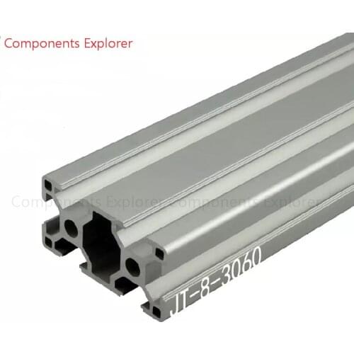 Arbitrary Cutting 1000mm 3060 Aluminum Extrusion Profile,Silvery Color