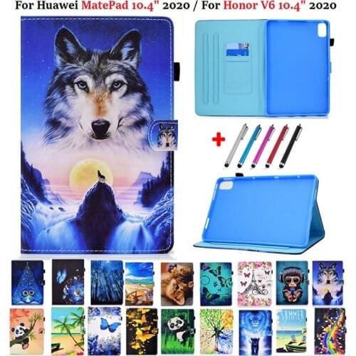 For Huawei MatePad Mate Pad 10.4 Case BAH3-AL00 BAH3-W09 Tablet Cover for Funda Huawei MatePad 10.4 10 4 Case Honor V6 Caqa +Pen