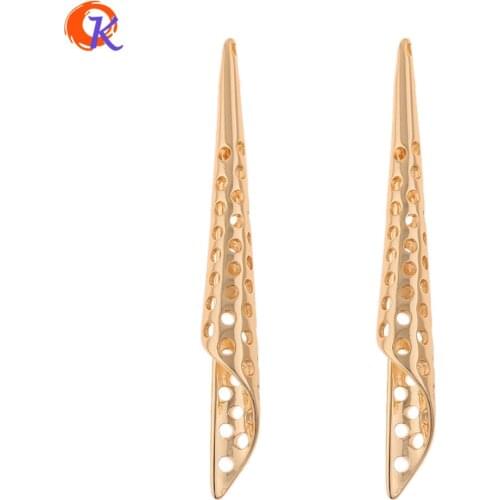 Cordial Design 30Pcs 5*44MM Jewelry Accessories/DIY Earring Making/Cone Shape/Genuine Gold Plating/Hand Made/Earring Findings
