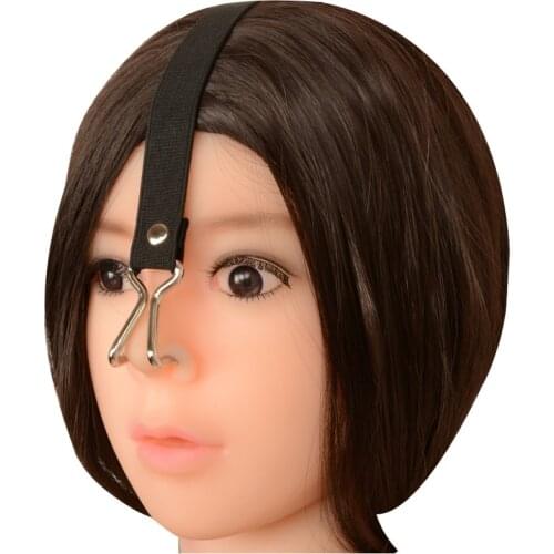 Fetish Metal Nose Hook Collar Head Harness Headgear Bondage Restraint Adult Slave SM Sex Game Exotic Toys for Women Men Couples