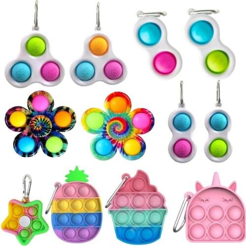 Fidget Toys Pops Simple Dimple drop shipping Antistress Toys Sensory Toy To Relieve Autism Reliver Stress Toys Free Shipping