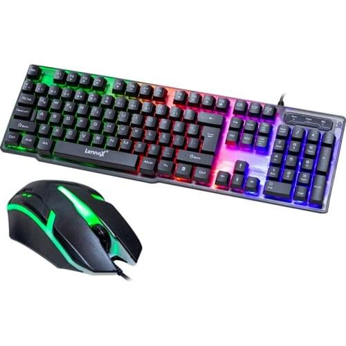 LENNOX T302 WIRED GAMİNG PLAYER KEYBOARD MOUSE SET