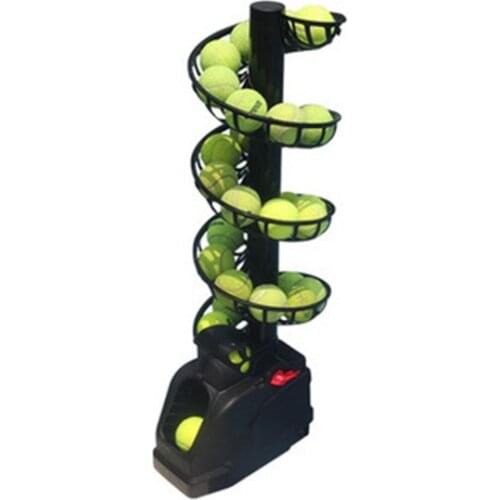 Tennis Tossing Machine, Self-help Single Practice, with Net Catcher, Multi-ball Training